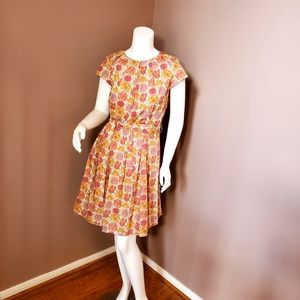 BROOKS BROS x Liberty Art Fabrics floral cotton dress size 2P